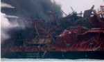 Vụ tàu chở dầu Việt Nam cháy ở Hong Kong: Hai thủy thủ vẫn mất tích