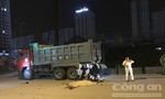 Tông đuôi xe ben ở Sài Gòn, một người chết tại chỗ