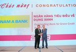 Nam A Bank nhận giải “Ngân hàng tiêu biểu về tín dụng xanh”