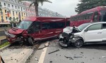 Tai nạn liên hoàn giữa 3 ô tô và 1 xe máy, nhiều người bị thương