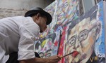 Họa sĩ Việt vẽ hai ông Kim - Trump cổ động Hội nghị thượng đỉnh