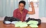 Bắt kẻ mang 4,3 kg ma túy từ Campuchia về Việt Nam