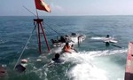 Tàu chở hàng ra đảo Lý Sơn bị chìm, 6 thuyền viên được cứu