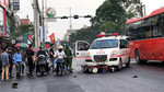 Nạn nhân bị xe cứu thương vượt đèn đỏ tông đã tử vong