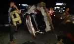 Xe container tông xe đi chở hài cốt, nhiều người bị thương