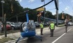 Clip trực thăng hạ cánh trên cao tốc, 2 người thương vong