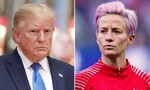 Tổng thống Donald Trump 'khẩu chiến' với sao bóng đá nữ Mỹ