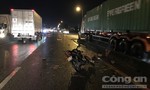 Sau tai nạn chết người, tài xế “thản nhiên” lái xe tải bỏ đi