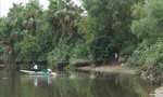 Cấm đánh bắt cá trên khúc sông nghi có cá sấu ở Hà Tĩnh
