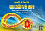 Nam A Bank: Ưu đãi vô cực khi sử dụng tài khoản thanh toán