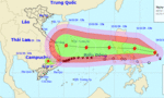 Bão số 12 suy yếu thành ATNĐ, gần Biển Đông có bão giật cấp 16