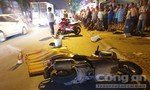 Xe máy va chạm container ở Sài Gòn, một người bị cán tử vong