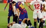Clip Messi đấm vào mặt đối thủ, trong trận đấu Barca hòa 0-0 Sevilla