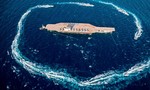 Iran chế mô hình tàu sân bay Mỹ để tập trận trên Vùng Vịnh