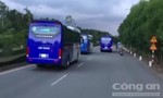 Đoàn xe Công ty Doosan Việt Nam nghênh ngang cản đường xe chữa cháy
