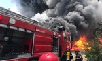Cháy dữ dội trong KCN Tây Bắc Ga ở Thanh Hóa