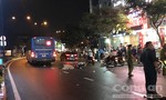 Xe buýt ở Sài Gòn cán chết người đàn ông lớn tuổi mặc đồ bảo vệ