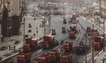 Clip ấn tượng xe công trình trải nhựa đại lộ lớn ở Nga trong 1 ngày