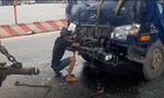 Bốn xe đâm liên hoàn ở Sài Gòn, các tài xế may mắn thoát nạn