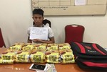 Bắt kẻ vận chuyển gần 10kg ma túy đá từ Nghệ An ra Hà Nội tiêu thụ