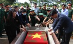 An táng hài cốt liệt sỹ được phát hiện từ mộ tập thể tại tỉnh Đắk Nông