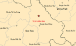 Động đất 3,7 độ richter tại huyện Kon Plông của tỉnh Kon Tum