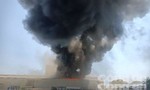 Cháy trong khu công nghiệp Sóng Thần ở Bình Dương