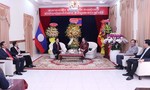TPHCM chúc mừng Tết cổ truyền Bunpimay của Lào