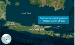 53 thuỷ thủ trên tàu ngầm Indonesia mất tích chỉ còn ôxy để thở 72 giờ
