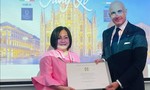 Bà Trang Lê nhận Huân chương Công trạng – Tước hiệu Hiệp sĩ Italia