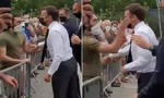 Tổng thống Pháp bất ngờ bị tát vào mặt khi phát biểu