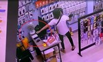 Cặp vợ chồng chở theo con nhỏ dàn cảnh trộm ĐTDĐ tại cửa hàng