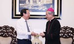 Lãnh đạo TPHCM chúc mừng Tổng Giám mục, Tổng Giáo phận TPHCM Nguyễn Năng