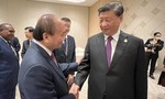 Chủ tịch nước Nguyễn Xuân Phúc gặp Chủ tịch Trung Quốc Tập Cận Bình