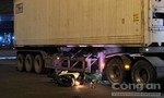 Xe SH va chạm container ở TPHCM, 2 người chết sau tiệc sinh nhật
