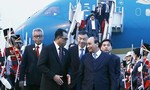 Chủ tịch nước đến thủ đô Jakarta bắt đầu chuyến thăm cấp nhà nước Indonesia