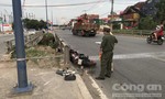 Nhóm công nhân đi Vũng Tàu chơi bằng xe máy, 1 người bị tai nạn tử vong