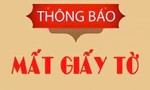Mất giấy tờ mang tên Lê Thanh Bình