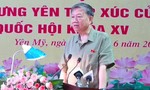 Bộ trưởng Tô Lâm tiếp xúc cử tri tại huyện Yên Mỹ, Hưng Yên