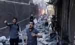 Israel không kích dữ dội dải Gaza khiến nhiều người thương vong