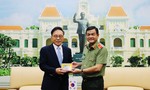 Giám đốc Công an TPHCM tiếp Tổng lãnh sự danh dự Việt Nam tại khu vực Busan - Gyeongnam
