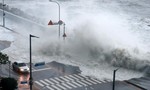 Chùm ảnh bão Hinnamnor tàn phá dọc bờ biển Hàn Quốc