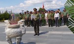 Công đoàn Công an TPHCM dâng hương tại Khu tưởng niệm chiến sỹ Gạc Ma