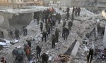 Sập nhà chung cư ở Syria khiến 13 người thiệt mạng