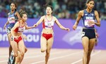 Clip 4 VĐV nữ Việt Nam vuột mất huy chương đáng tiếc nội dung chạy 4x400m