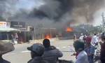 Cháy lớn ở Tiền Giang thiêu rụi 5 căn nhà và cửa hàng