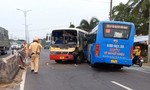 Tai nạn giữa hai xe buýt trên quốc lộ khiến 3 người bị thương