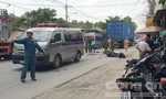 TPHCM: Xe máy va chạm xe container, một thanh niên tử vong