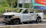 Vụ xe bán tải cháy rụi khiến tài xế tử vong sau khi tông người phụ nữ: Do tự tử