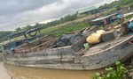 Bắt quả tang 2 nhóm đối tượng bơm hút cát trái phép trên sông Đồng Nai